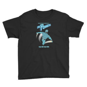Flying Mr. Powers Youth Short Sleeve T-Shirt