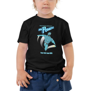 Flying Mr. Powers Toddler Short Sleeve Tee
